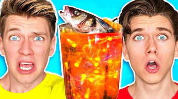 The Smoothie Challenge! *GOOD vs. GROSS* Learn DIY Edible Real Gummy Food Sour Candy Drink How To