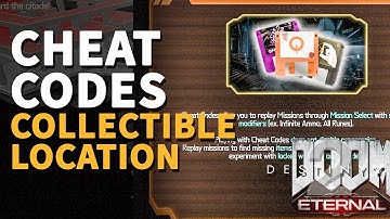 Cheat Codes Doom Eternal (Hell on Earth replay Mission Collectible Location)