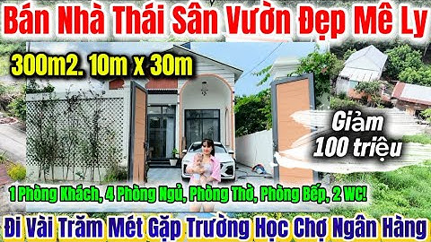 [Đã Bán] Nhà Mái Thái Đẹp Mê Ly Phước Thành TP HCM Gần Trường Chợ Ngân Hàng...vân vân