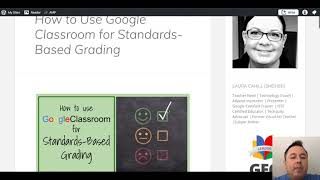 Google Classroom for Standards Based Grading