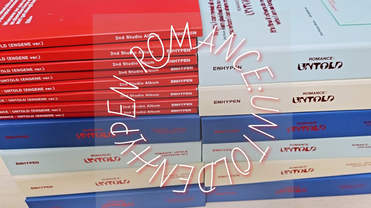 【ENHYPEN/開封/앨범깡】終始テンパる尊すぎるアルバム開封(前編)【エナプ/엔하이픈/개봉/unboxing/ROMANCE:UNTOLD/開封動画】