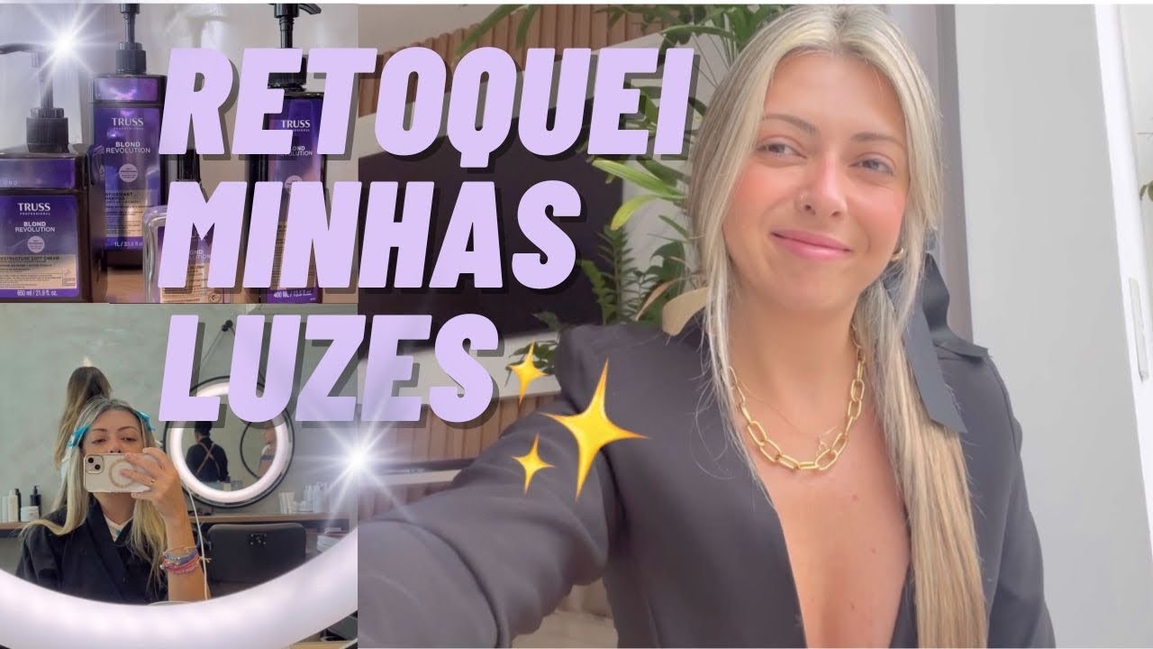 Resenha TRUSS Blonde Revolution ✨ Tratamento pós praia e retoque de luzes com Truss e Wella Plex 