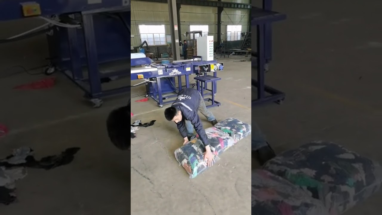 New Cheap Rags Baler Bagging Machine
