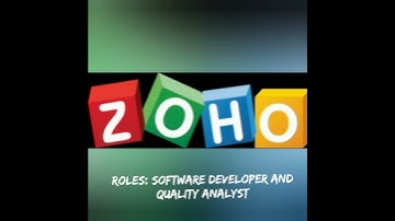 Zoho Recruitment for Software Developers and Quality Analyst||2015-2020 Passouts