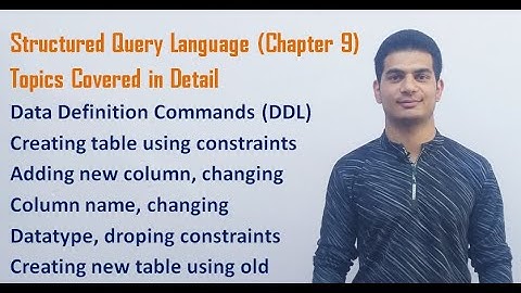 Structured Query Language (SQL) | Class 12 Computer Science with Python (Video 50)