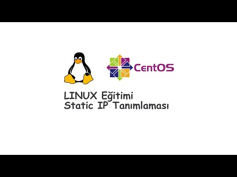 Linux Eğitimi Ders-11 (Static IP Tanımlaması)
