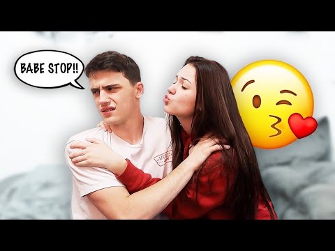 i-can't-stop-kissing-you-prank-on-boyfriend!!-*gets-so-annoyed*