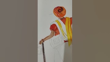 #watercolor #jogi #yogi #art #shorts #viral #like #subscribe #bhfyp #drawing #painting #colours