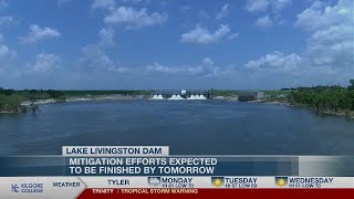 Mitigation efforts underway at Lake Livingston Dam after ‘potential failure watch’ declared in June