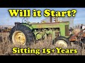 Abandoned john deere r  first start in decades