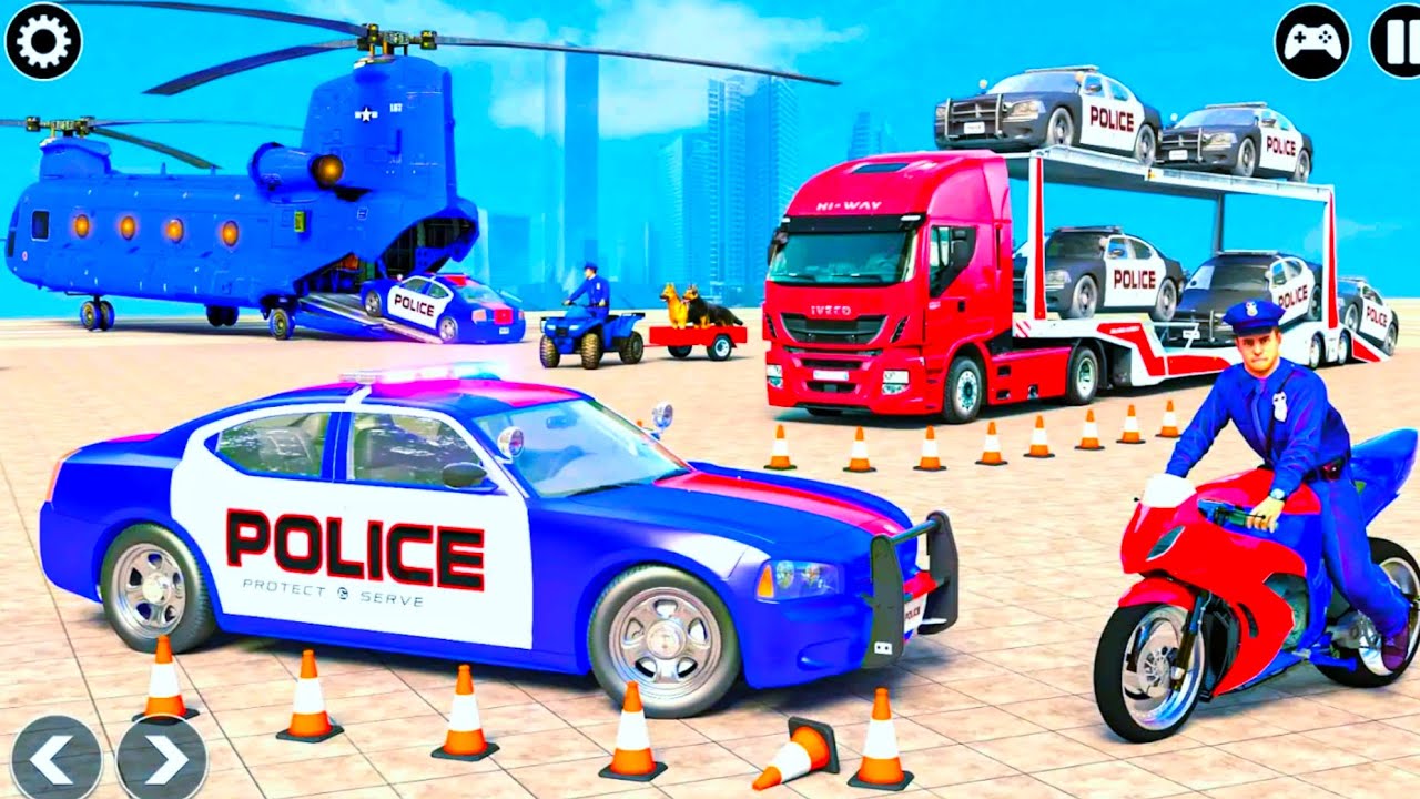 🚨Police Transport Car Parking - Limousine Business Mod - Android Games - 