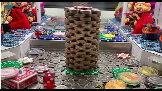 Coin Towers Sailing through the Coin Sea inside High Limit Coin Pusher! YOU PLAY!