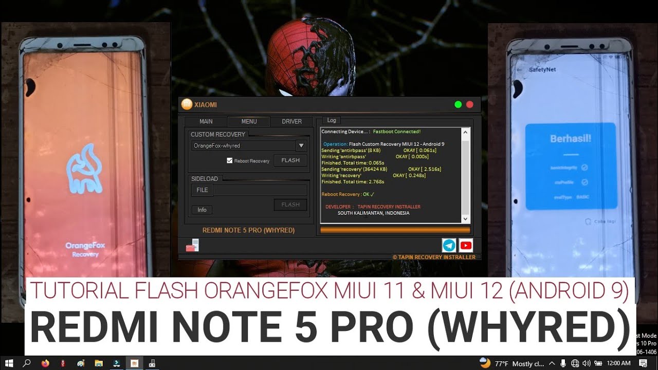 TUTORIAL FLASH ORANGEFOX & ROOT MAGISK | REDMI NOTE 5 PRO | WHYRED | MIUI 11 | MIUI 12 | ANDROID 9