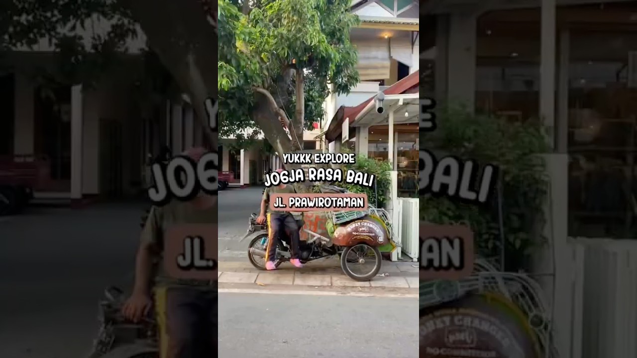 Explore jogja di Jl Prawirotaman, vibes jogja rasa bali nihh👀🗺️ 