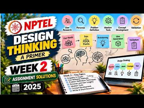 NPTEL Design Thinking Week 2 Assignment 2025 | Solutions