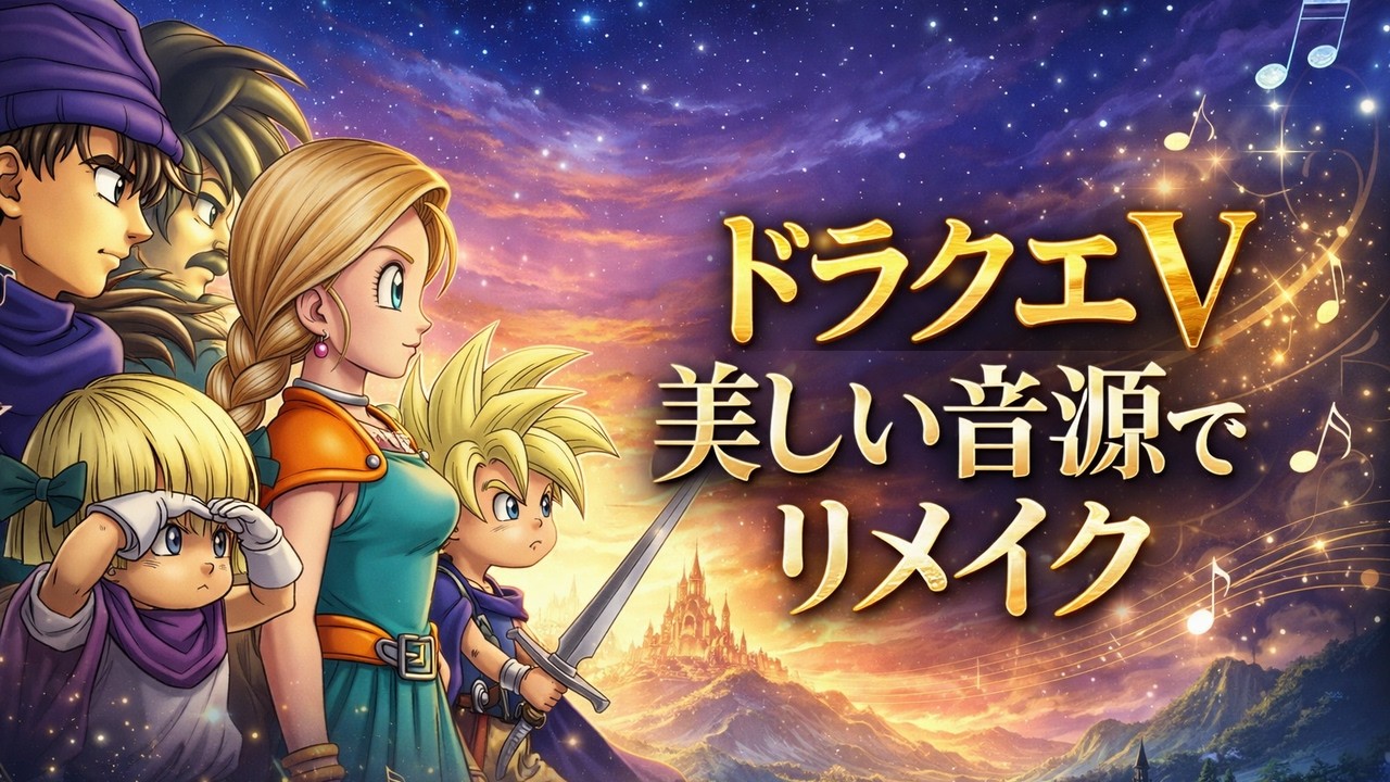 ドラクエ5「全曲」～美しい音源でリメイク～