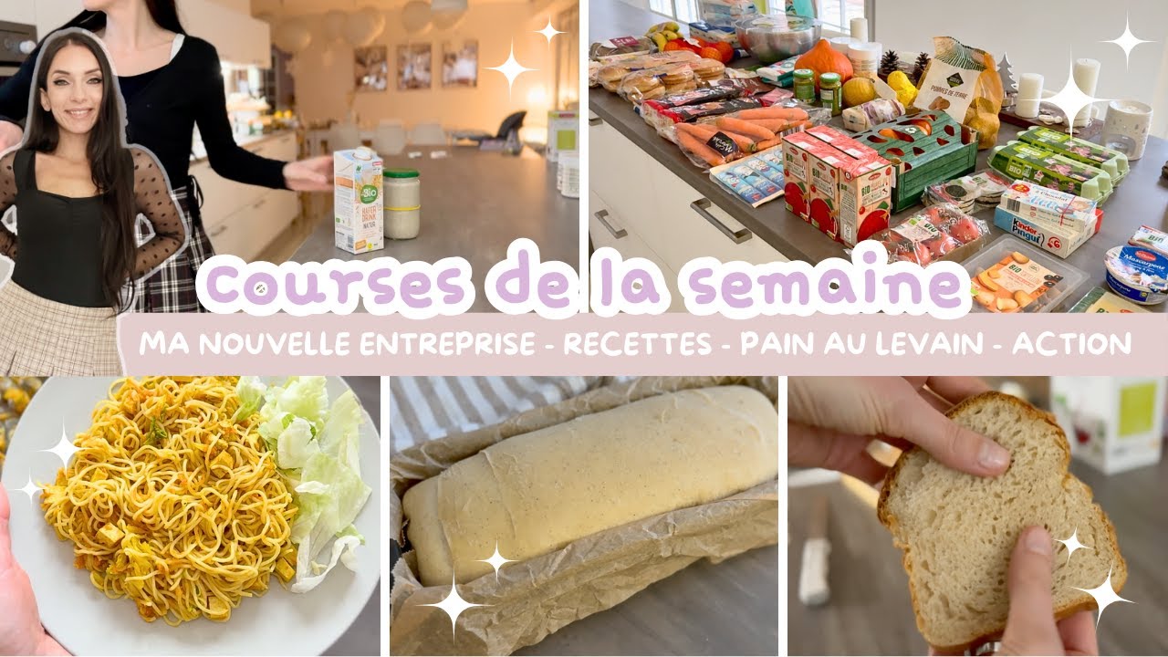 Courses & recettes 🤍 Famille de 6 😍 mon nouveau PROJET 💕 MOTIVATION maman 💪