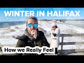 LIFE IN EASTERN CANADA during Winter. What's it like? + Best Burger in Halifax Nova Scotia 🇨🇦