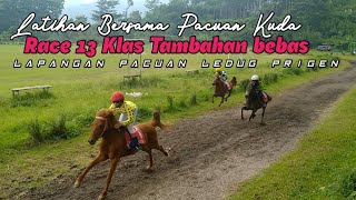 Latihan Bersama Pacuan Kuda Ledug Prigen Tretes Pasuruan 2022 Klas Tambahan Sandel