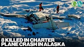 8 KILLED IN CHARTER PLANE CRASH IN ALASKA