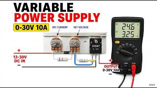 Diy Variable Power Supply 030v 10a stepbystep