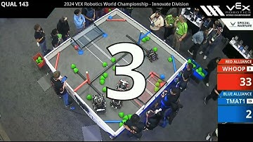 VEX U World Champs 2024: WHOOP VS TMAT1 (153-60)