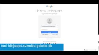 log ind på google-konto