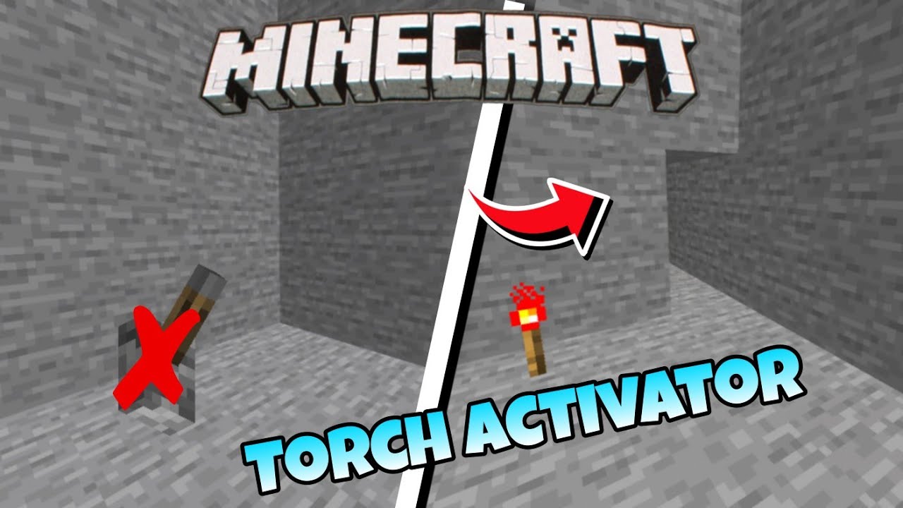 Minecraft: ULTIMATE Redstone Torch Activator Secret Base [Tutorial]🔥in ...
