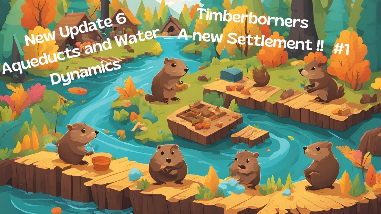 #1 Building a New Settlement!!! Timberborn Gameplay Update 6
