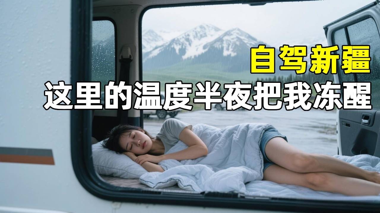 从东北到新疆，以为一路风景如画，结果半夜在房车里被冻醒！这运气没谁了【孙二娘带你游中国】