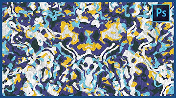 [ Photoshop Tutorial ] Create Abstract Liquid Background in Photoshop