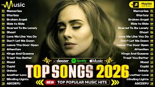 Billboard Top 100 💚 Adele, Ed Sheeran, Justin Bieber, The Weeknd, Selena Gomez, Dua Lipa, Bruno Mars