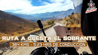 La Cuesta El Sobrante: 8 km de ripio, soledad y paisajes increíbles