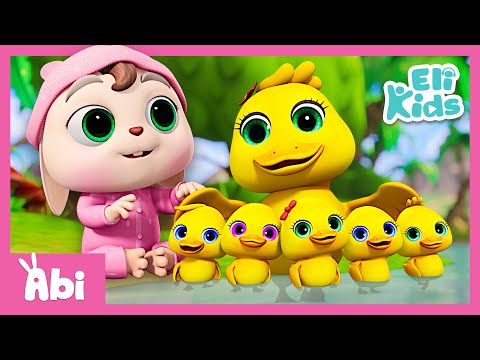 Five Little Ducks | Educational Songs x Nursery Rhymes | Eli Kids