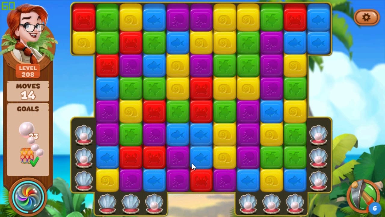 Lost Island Blast Adventure level 208