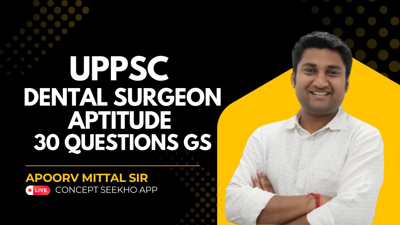 UPPSC DENTAL SURGEON 2026 APTITUDE (Logarithm)