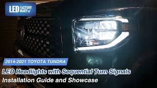 #ledfactorymart  2014-2021 Toyota Tundra LED Headlights Installation Guide