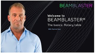 BEAMBLASTER® :\: The basics: Rotary Table of the AR Machine Cleaning Device