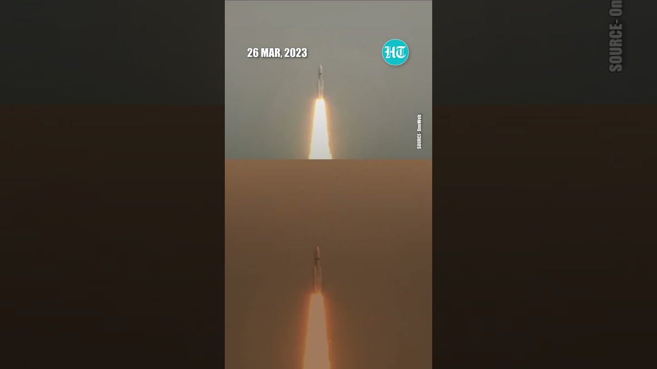 ISRO Launches LVM-3 Rocket With UK Firm's 36 Satellites