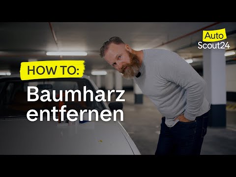 Video: Wie entferne ich gehärteten Baumharz aus dem Auto?