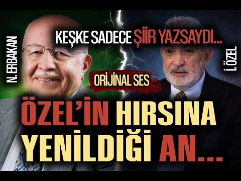 ORİJİNAL SESİ ile İsmet Özel.. Erbakan hakkında laikçilerin ithamlarını tekrarlıyor..