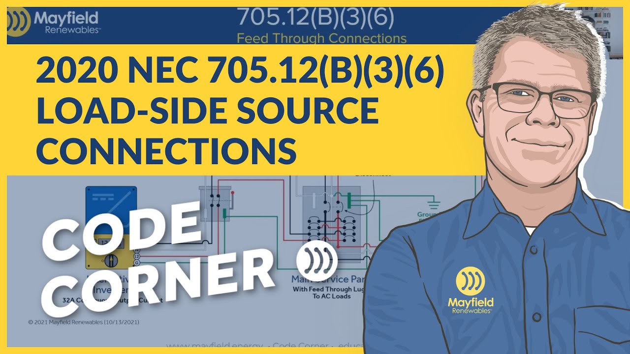 2020 NEC 705.12(B)(3)(6) Load-Side Source Connections - YouTube