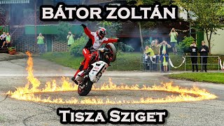Bátor Zoltán extrém motoros bemutató show-ja a Tisza szigeten (2021.09.18.)