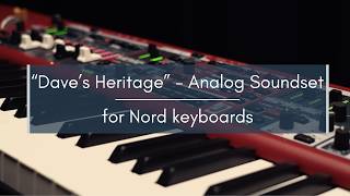 Nord Keyboards Sample Library: "Dave's Heritage" - Analog Soundset for Nord Stage-Electro-Wave-Piano
