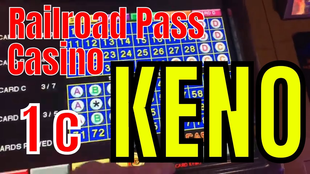 casino avec argent reel KENO at the Railroad Pass Casino near Las Vegas 4 Card Keno 1 Cent MAX CREDITS