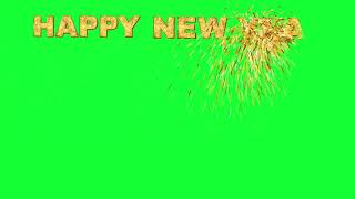 HAPPY NEW YEAR Green screen