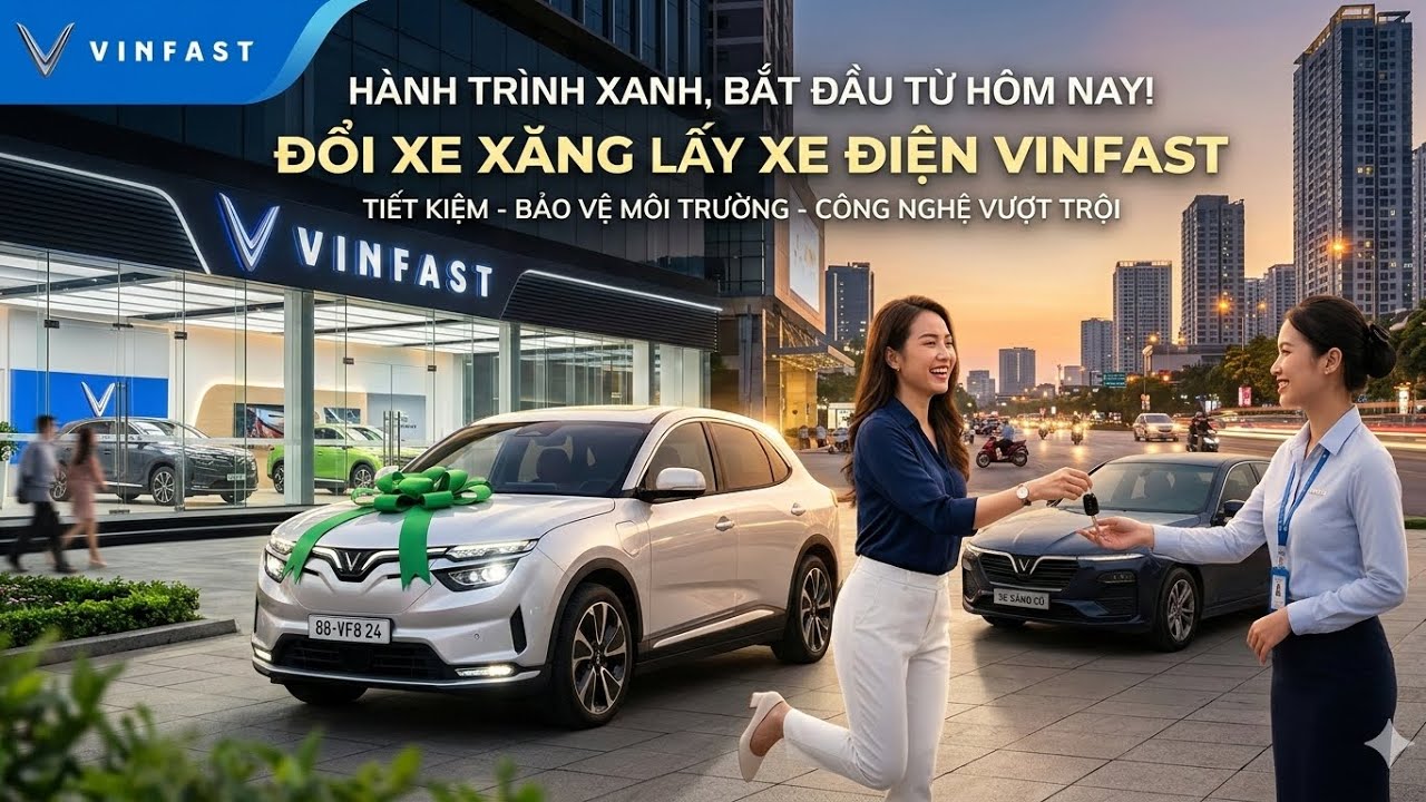 [VINFAST ] Ra chương trình mới rồi a e ơi! Giảm quá trời ! Anh em xem có đáng đổi xe ko nhé