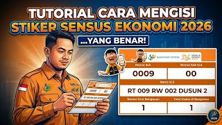 Tutorial Cara Mengisi Stiker Sensus Ekonomi 2026 yang Benar