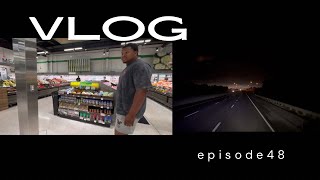 Grocery shopping | Stormy night drive