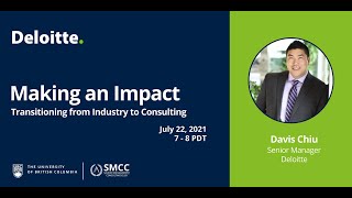 Senior Manager at Deloitte Discusses his Transition from Industry to Consulting